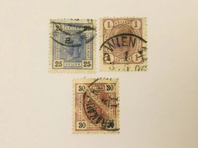 Лот: 23963347. Фото: 1. Император Франц Иосиф I. Неполная... Марки