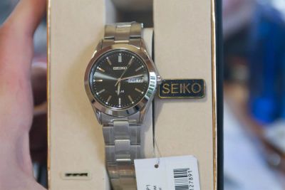 Лот: 3471302. Фото: 1. Новые часы Seiko Solar SNE039P1... Оригинальные наручные часы