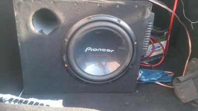 Лот: 4286697. Фото: 1. Pioneer TS-W310D4 + mystery Mr... Сабвуферы