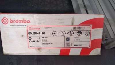 Лот: 23245735. Фото: 1. Тормозные диски Brembo 09.B647... Тормозная система