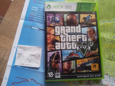 Лот: 4207847. Фото: 1. GTA V (GTA 5, Grand Theft Auto... Игры для консолей