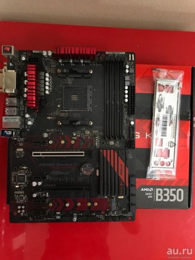 Лот: 13043019. Фото: 1. Материнская плата Asrock AB350... Материнские платы