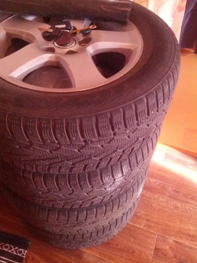 Лот: 4374765. Фото: 1. Nokian Hakkapeliitta 7- 215\60... Шины на дисках