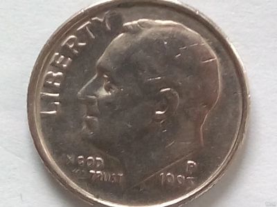 Лот: 18302410. Фото: 1. Монета США 1 дайм, 1993 Roosevelt... Америка