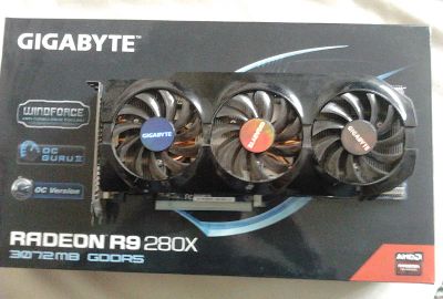 Лот: 3972796. Фото: 1. radeon r9 280x. На гарантии. Видеокарты