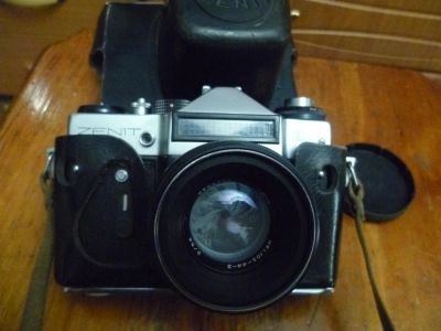 Лот: 3509592. Фото: 1. зенит ЕТ с объективом Helios-44-2... Плёночные зеркальные
