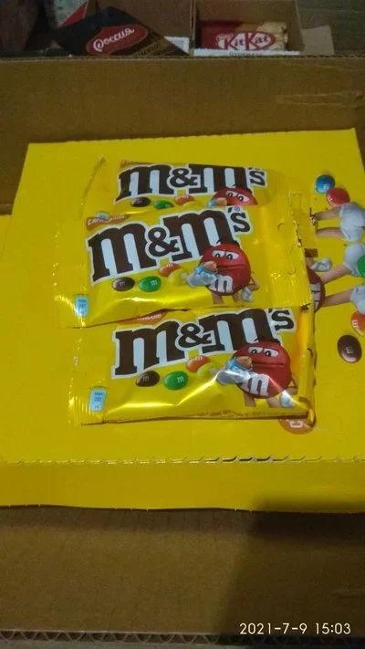 Лот: 17855902. Фото: 1. драже M&M's арахис шоколад. Шоколад, конфеты