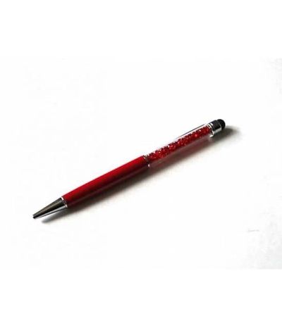 Лот: 6617424. Фото: 1. Шариковая ручка - стилус с кристаллами... Ручки шариковые, перьевые