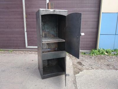 Лот: 4186635. Фото: 1. Шкаф коптильный 1000х400х400... Мангалы, грили, коптильни