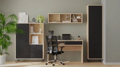 Лот: 23735363. Фото: 1. Офис Agira, цвет Гикори кингстон... Другое (офисная мебель и домашние кабинеты)