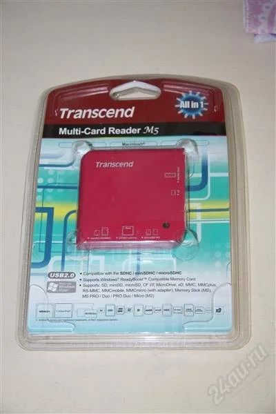 Лот: 1889018. Фото: 1. Картридер Transcend Multi-Card... Картридеры