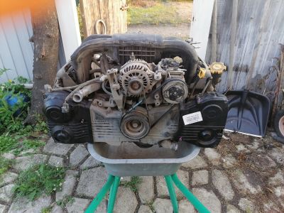 Лот: 19330620. Фото: 1. Двигатель Subaru EJ204 JUKME с... Двигатель и элементы двигателя