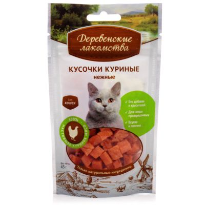 Лот: 16300238. Фото: 1. Деревенские лакомства для кошек... Корма