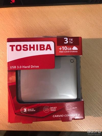 Лот: 9998480. Фото: 1. Внешний жесткий диск Toshiba 3tb. Внешние жесткие диски