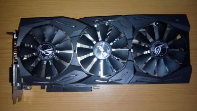 Лот: 10171836. Фото: 1. Видеокарта ASUS ROG STRIx GeForce... Видеокарты