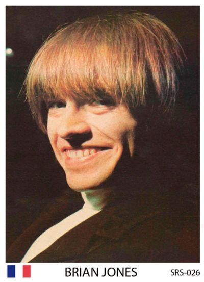 Лот: 10615230. Фото: 1. Rolling Stones Brian Jones коллекционная... Наклейки, фантики, вкладыши