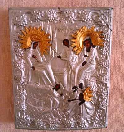 Лот: 25429194. Фото: 1. Икона старинная. Другое (живопись, скульптура, фото)