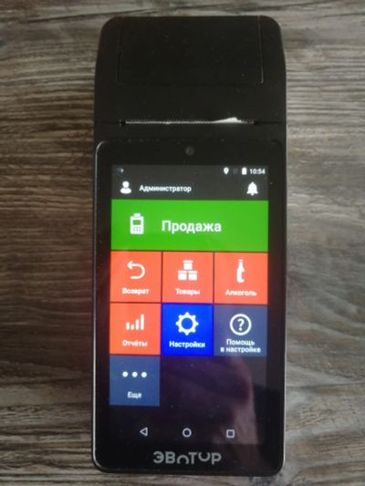 Лот: 16236896. Фото: 1. Кассовый аппарат Эвотор 5 ST. Торговое