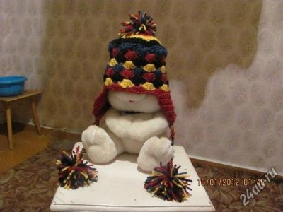 Лот: 5675560. Фото: 1. шапка шлем с ушками. Головные уборы