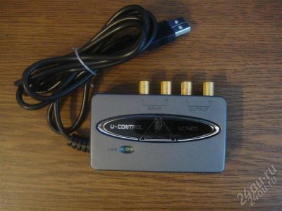 Лот: 2264114. Фото: 1. Behringer U-Control UCA200 внешняя... Звуковые карты
