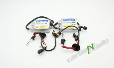 Лот: 4710266. Фото: 1. Ксенон-комплект H1 6000K MaxLight... Оптика и освещение
