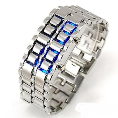 Лот: 4372603. Фото: 1. Часы Iron Samurai BLUE LED Watch... Оригинальные наручные часы