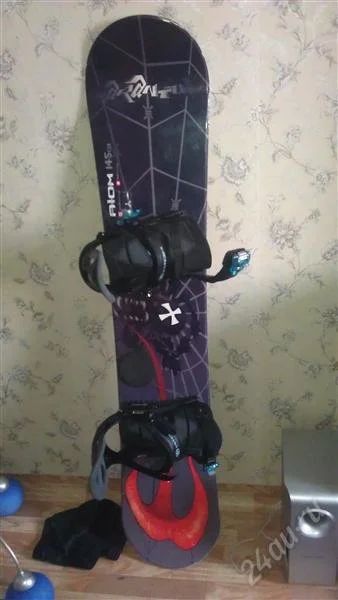 Лот: 1391055. Фото: 1. Snowboard ATOM Tarantul. Комплект в сборе