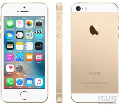 Лот: 9383842. Фото: 1. Новый iPhone SE 128Gb Gold Российская... Смартфоны