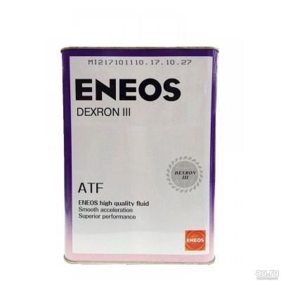 Лот: 6557741. Фото: 1. Eneos ATF Dexron III, 4L. Масла, жидкости