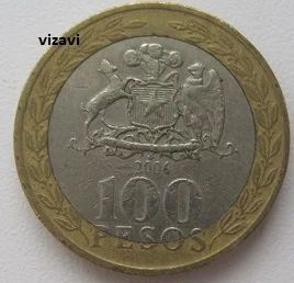Лот: 18435862. Фото: 1. Чили 100 песо 2006 (14). Америка