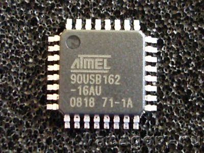 Лот: 6876427. Фото: 1. Микроконтроллер Atmel atmega AT90USB162-16AU... Микроконтроллеры