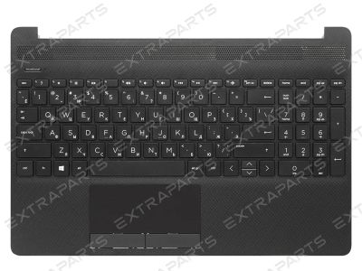 Лот: 20992553. Фото: 1. Топ-панель HP 15-dw черная. Клавиатуры для ноутбуков