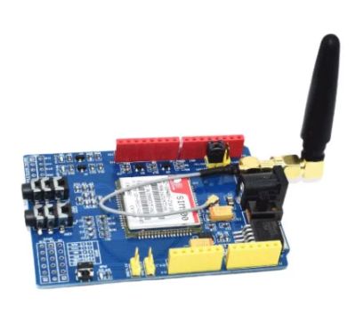 Лот: 17513325. Фото: 1. Модуль связи SIM900 GPRS/GSM Shield... Микроконтроллеры