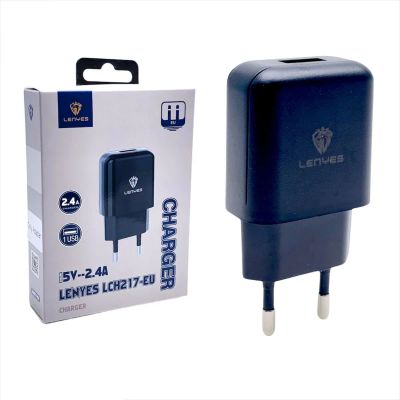 Лот: 22148180. Фото: 1. СЗУ LENYES LCH217-EU 1USB 5V-2... Зарядные устройства, блоки питания, адаптеры сетевые для смартфонов