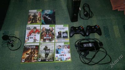 Лот: 1776449. Фото: 1. X-Box 360 (250gb),слим,2ориг джойстика... Игровые приставки, консоли