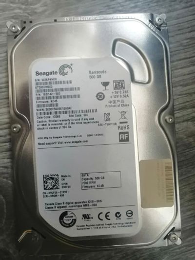 Лот: 20824959. Фото: 1. HDD 500 seagate. Жёсткие диски (HDD)