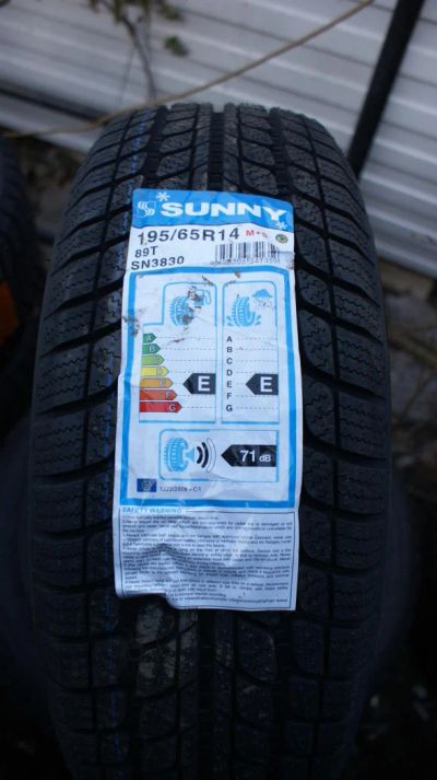 Лот: 4580340. Фото: 1. 195/65 r14 sunny sn3830 Зима.Новые... Шины