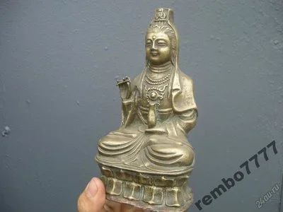 Лот: 5824292. Фото: 1. будда.бронза.19см.буддизм.камбоджа... Скульптуры