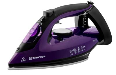 Лот: 25066247. Фото: 1. Утюг Brayer BR4012, 3100Вт, черный. Утюги, парогенераторы, отпариватели