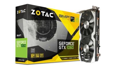 Лот: 15779929. Фото: 1. Новая Zotac GeForce GTX 1060 AMP... Видеокарты
