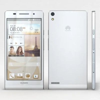 Лот: 4855406. Фото: 1. Huawei P6 4.7" 8Gb White 4x1.5Ghz... Смартфоны