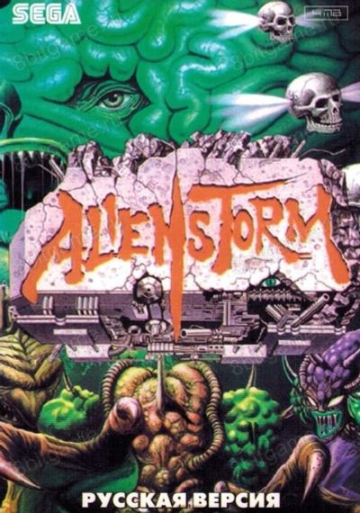 Лот: 13344468. Фото: 1. ALIEN STORM Картридж Sega + Обмен... Игры для консолей