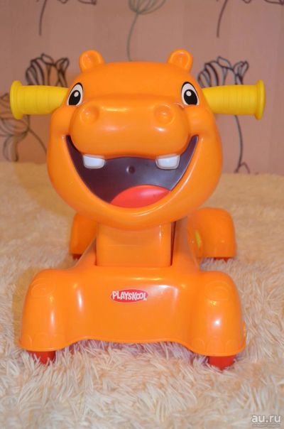 Лот: 8761234. Фото: 1. Каталка Бегемотик playskool hasbro. Развивающие