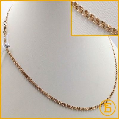 Лот: 9994782. Фото: 1. Золотая цепь 585 пробы. Вес 3... Цепочки
