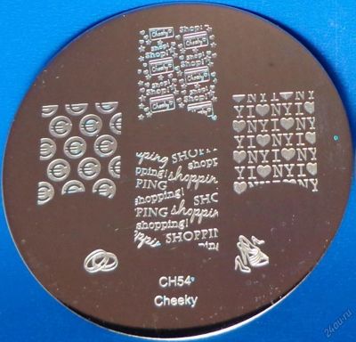 Лот: 5944005. Фото: 1. Трафарет-диск для стемпинга Cheeky... Украшения, дизайн ногтей