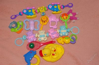 Лот: 2185386. Фото: 1. игрушки одним лотом. Для младенцев