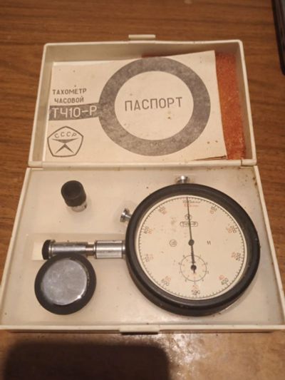 Лот: 23707515. Фото: 1. Тахометр часовой тч 10 р СССР... Предметы интерьера и быта