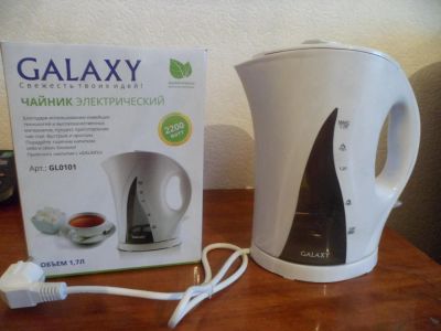 Лот: 8788960. Фото: 1. Чайник электрический новый Galaxy. Чайники, кофемашины, кулеры