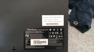 Лот: 11658123. Фото: 1. Монитор viewsonic vx2253mh led. ЖК-мониторы