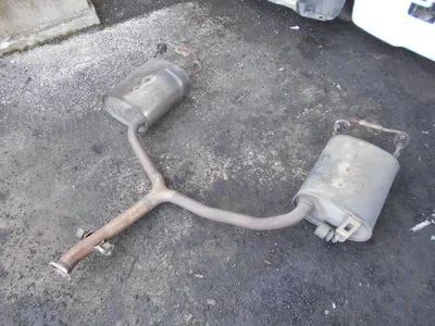 Лот: 12816104. Фото: 1. Глушитель Toyota Mark X GRX120. Выхлопная система